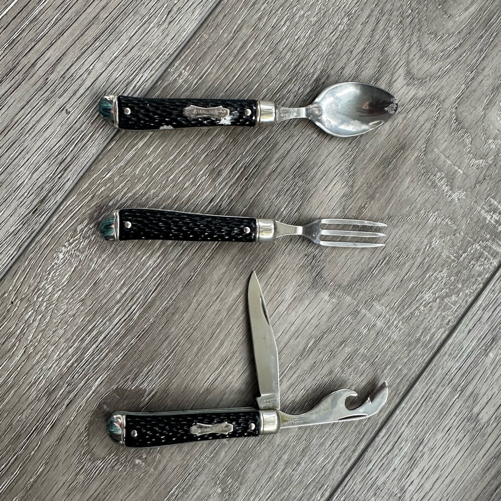 Vintage pocket cutlery set